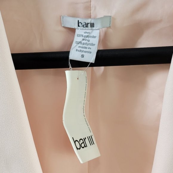 NWT- BAR III beirut one-button blazer Sz S - Picture 11 of 11